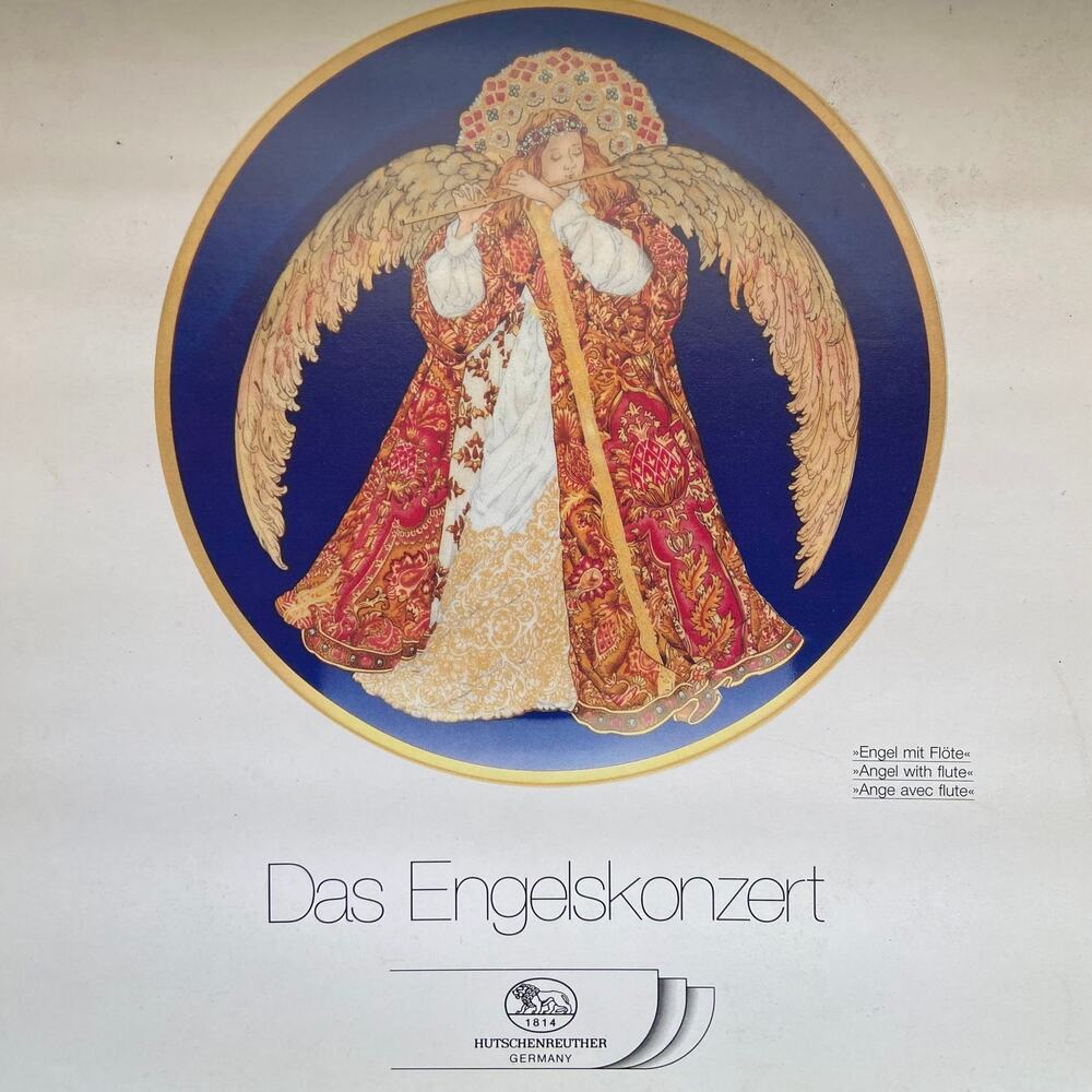 Das Engelskonzert A Concert of Angels‎ Hutschenreuther Porcelain Plate 1988